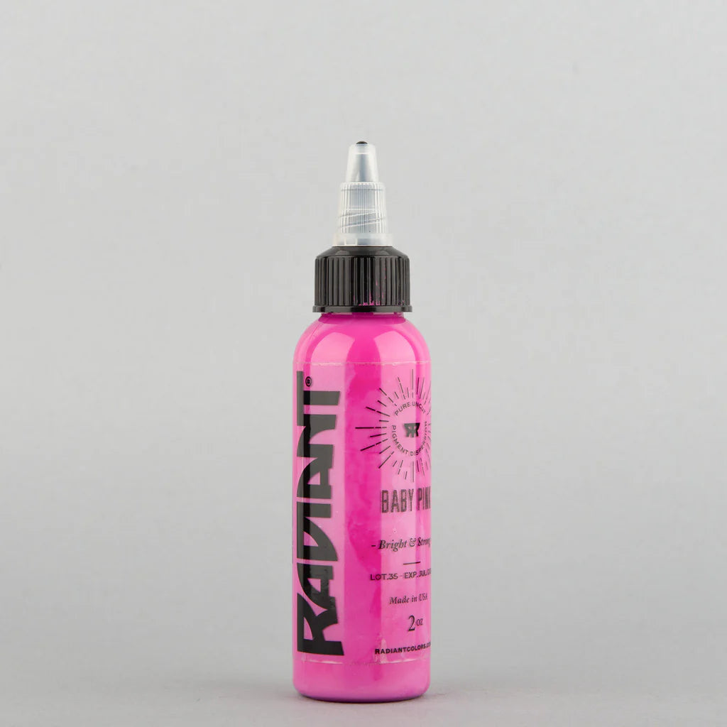 Encre de tatouage artistique Radiant Ink couleur Baby Pink 30 ml (1 oz)