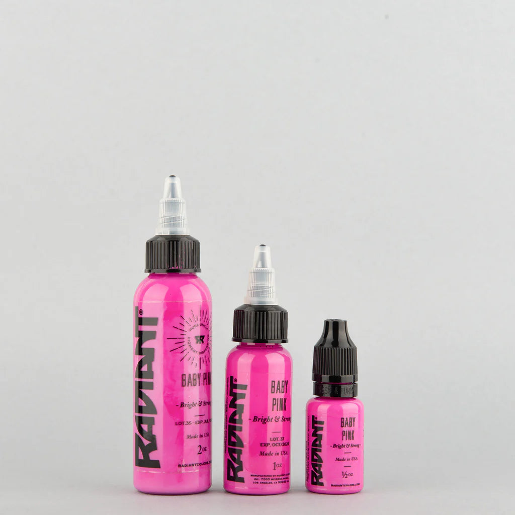 Encre de tatouage artistique Radiant Ink couleur Baby Pink 30 ml (1 oz)