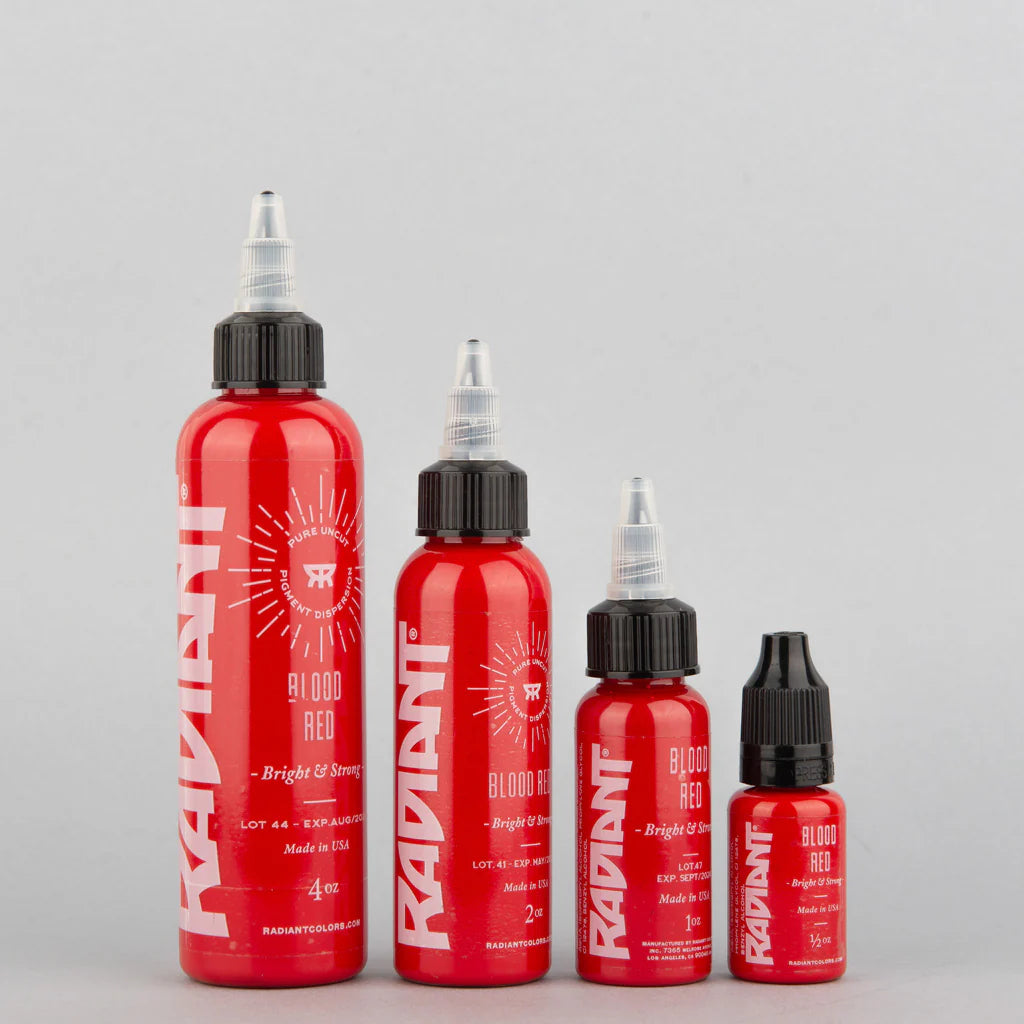 Encre de tatouage artistique Radiant Ink couleur Blood Red 30 ml (1 oz)