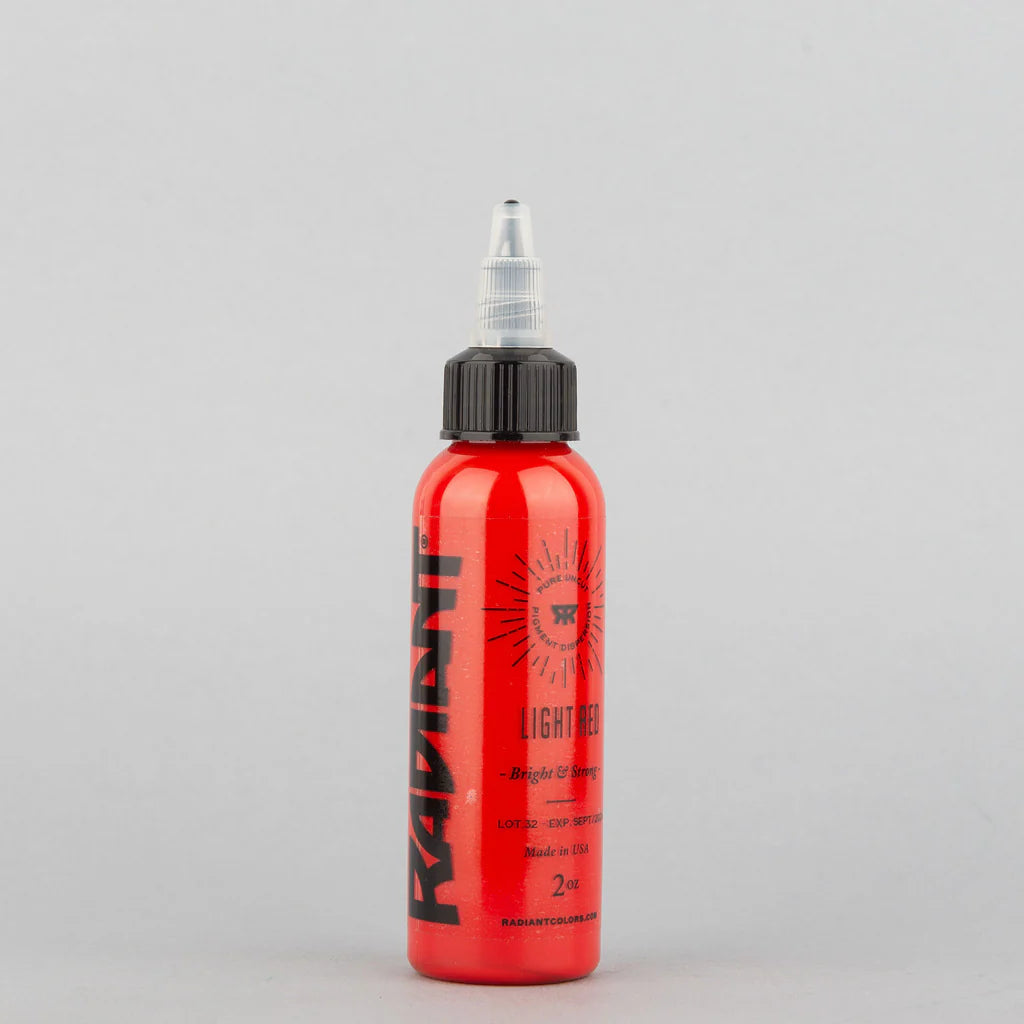 Tinta de tatuaje artística Radiant Ink color Light Red 30 ml (1 oz)