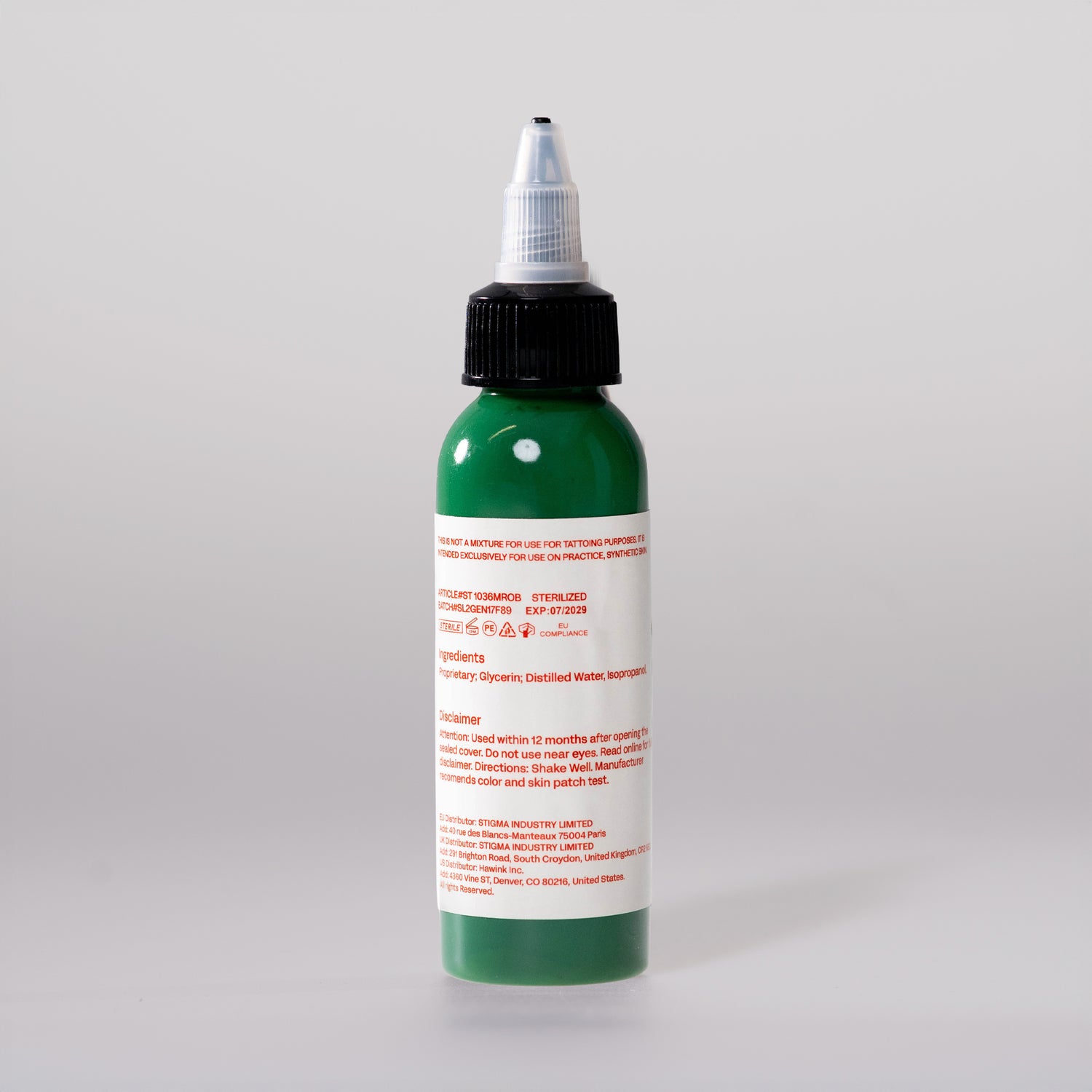 Inchiostro Verde Tattoox 60ml