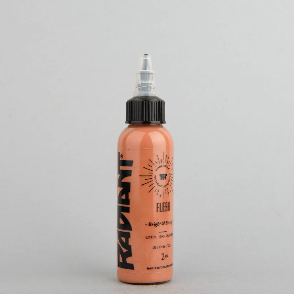 Tinta de tatuaje artística Radiant Ink color Flesh 30 ml (1 oz)