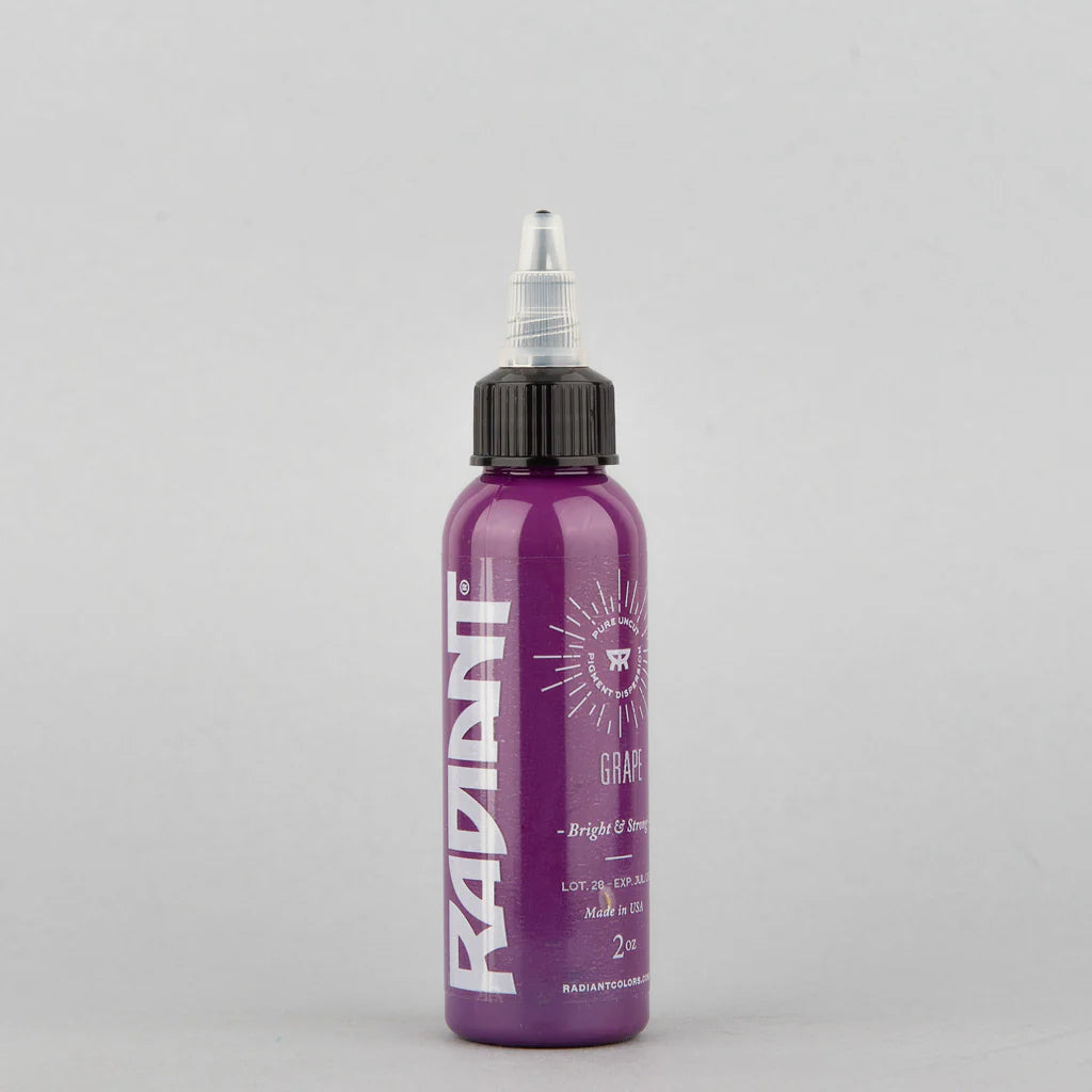 Tinta de tatuaje artística Radiant Ink color Grape 30 ml (1 oz)